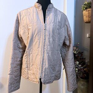 Tan SAFRAN Quilted Jacket
